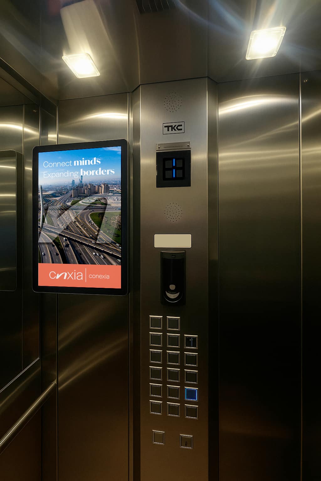 CNXIA Elevator Branding