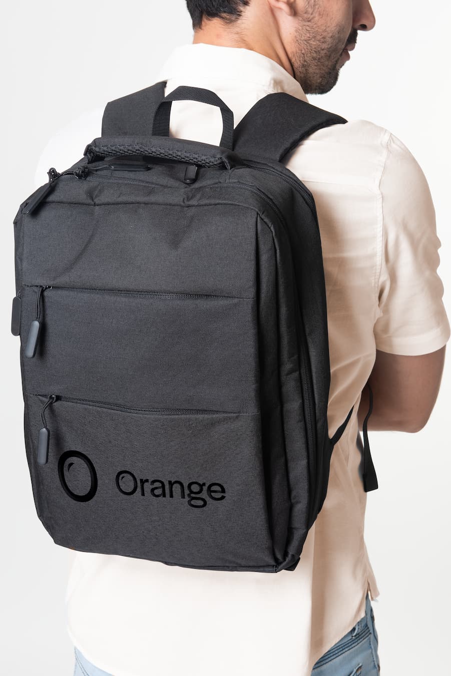 Orange Branded Bag
